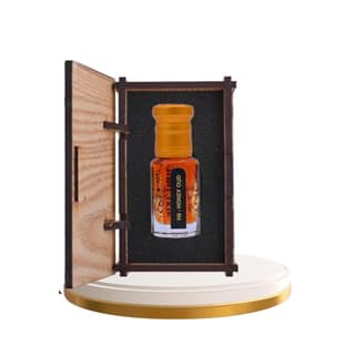 Alnaqi fragrances Honey-Oud 12ml - Best Honey-Oud-Perfume, No Alcohol Concentrated Golden-Scented-Oil, Luxury Arabic-Parfum, Original Unisex-Ittar