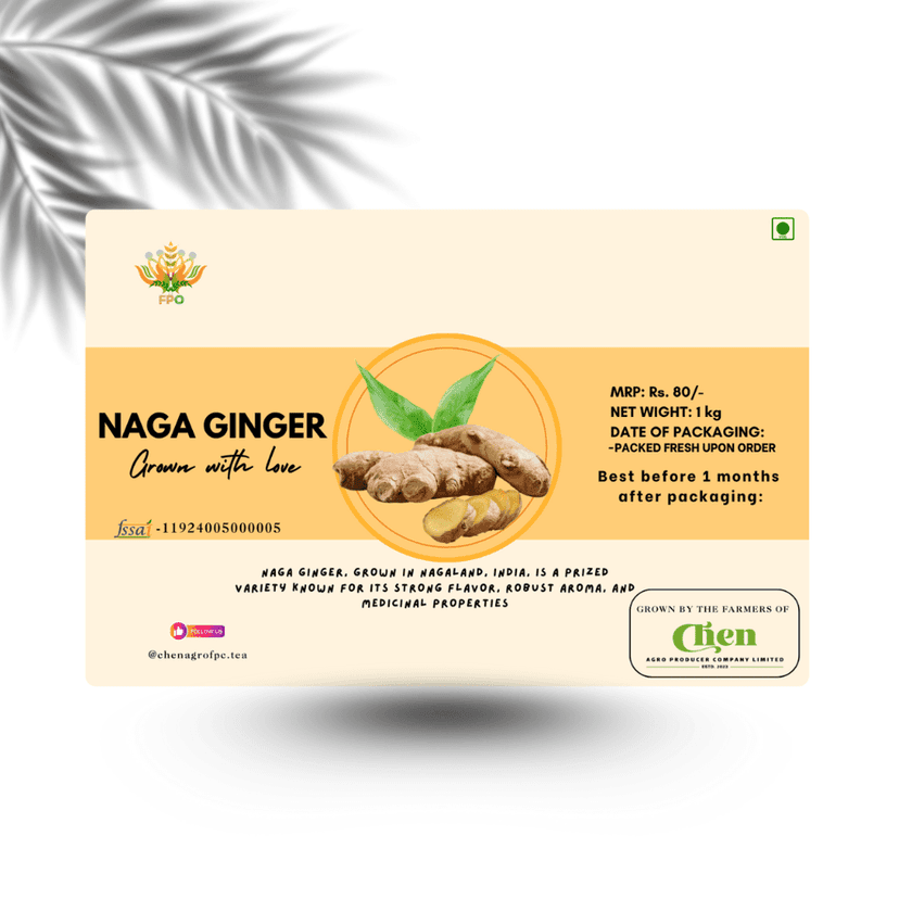 Naga Ginger - Premium Quality, Grown in Nagaland - 1 Kg (pack of 5) view 4