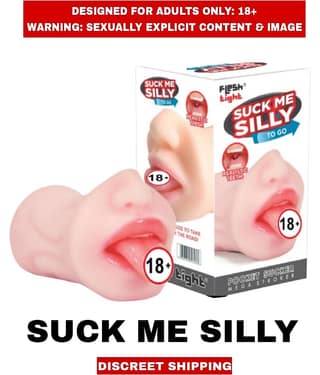 Premium Quality New Sexy toy Real Fell Mouth Suck Me Silly Silicon Masturbator Mini Doll For Men