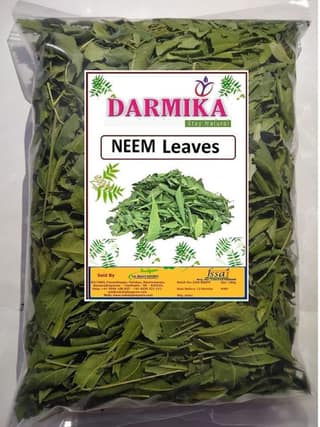 Darmika Organic Neem leaves ??? ????? ??????? ???? ???? ????? ?????? ????? ??? (Azadirachta indica) dried 250g | Organics Neem leaves granules | Pure & Natural Dry Neem Leaves