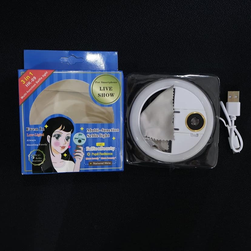Selfie Flash Ring Light with 3 Level of Brightness (1 Pc) view 8