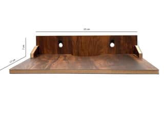 Wooden Wall Shelf - 25cm x 17cm x 7cm - Stylish & Functional