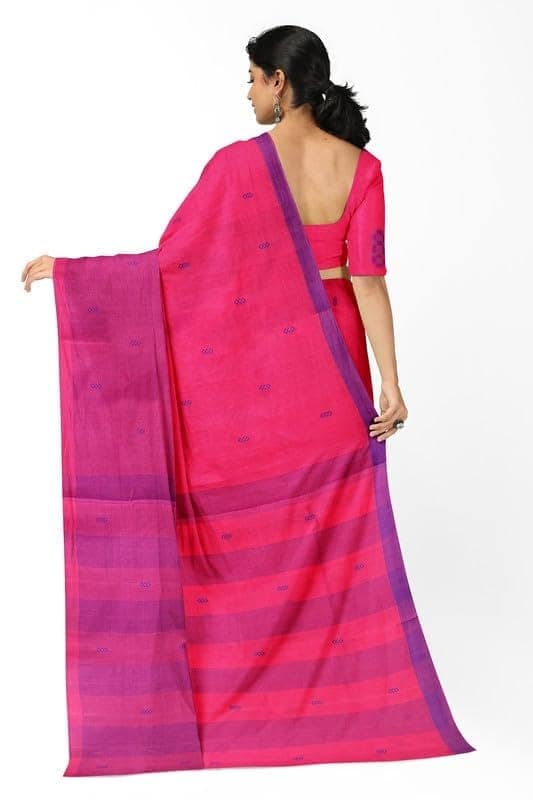 APCO Handloom - Women's Rahajmundry Pure Cotton Grey Handloom Saree (Angara Handloom Saree) 49 view 3