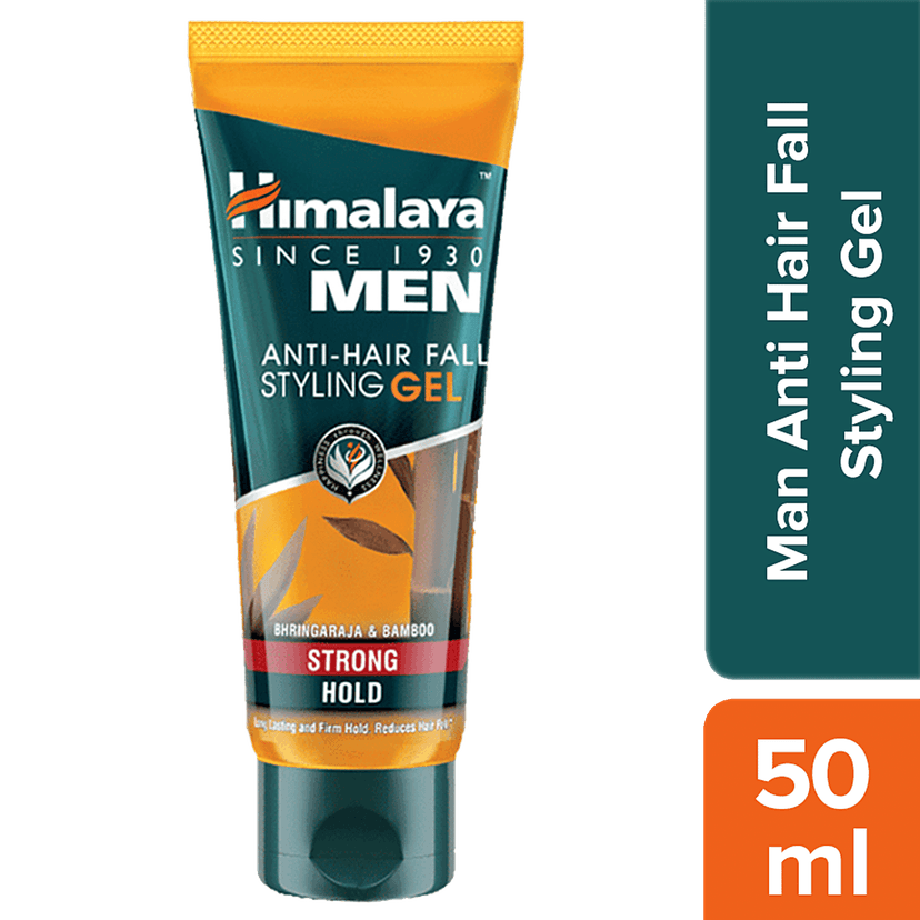 Himalaya Men Anti-Hairfall Styling Gel - Strong Hold, 50 Ml