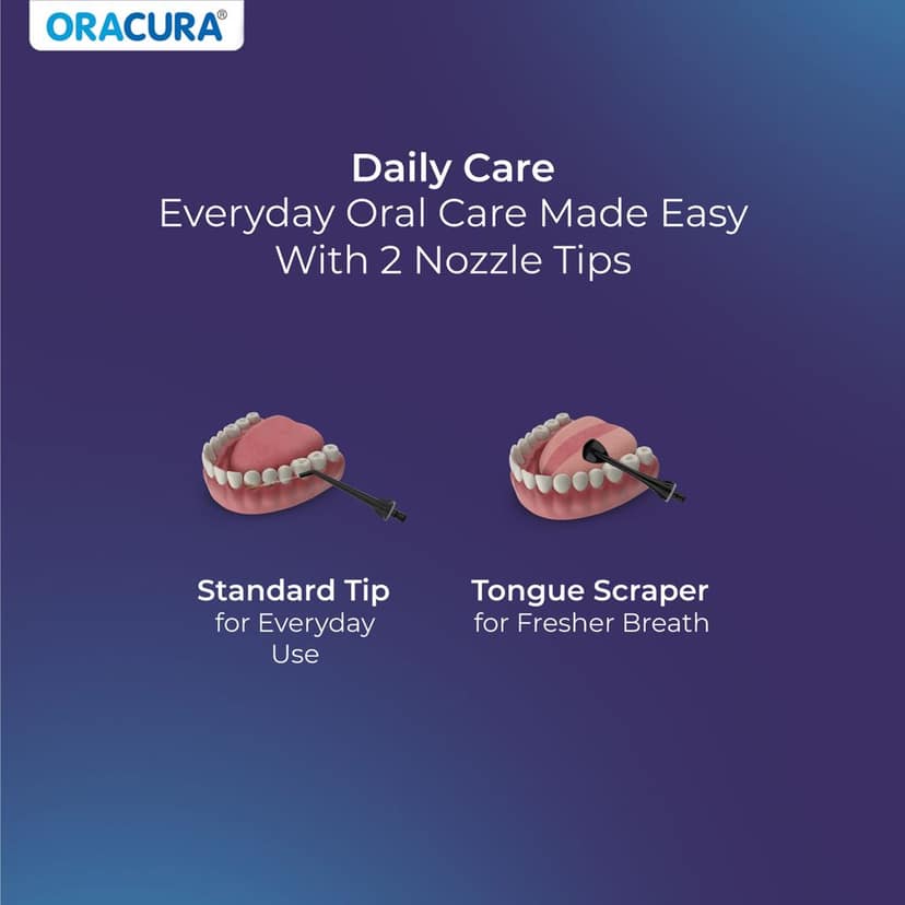 Oracura OC150 LITE Smart Water Flosser Black view 3