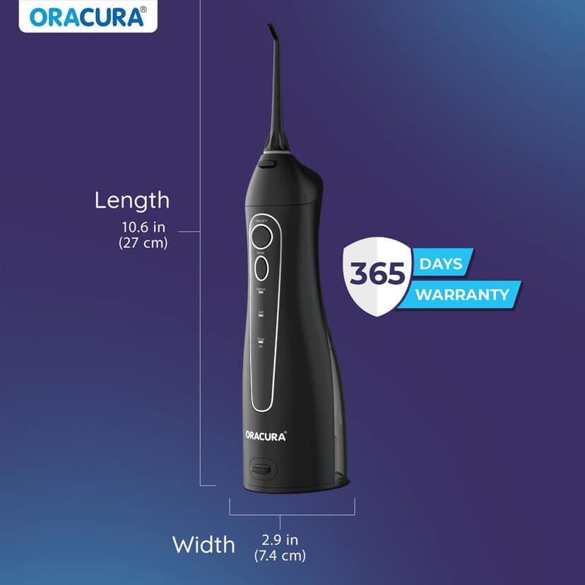 Oracura OC150 LITE Smart Water Flosser Black view 6
