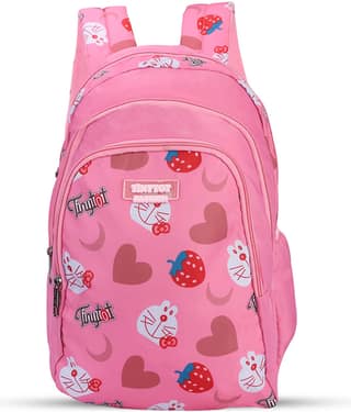 Tinytot Pink Polyester Backpack For Kids