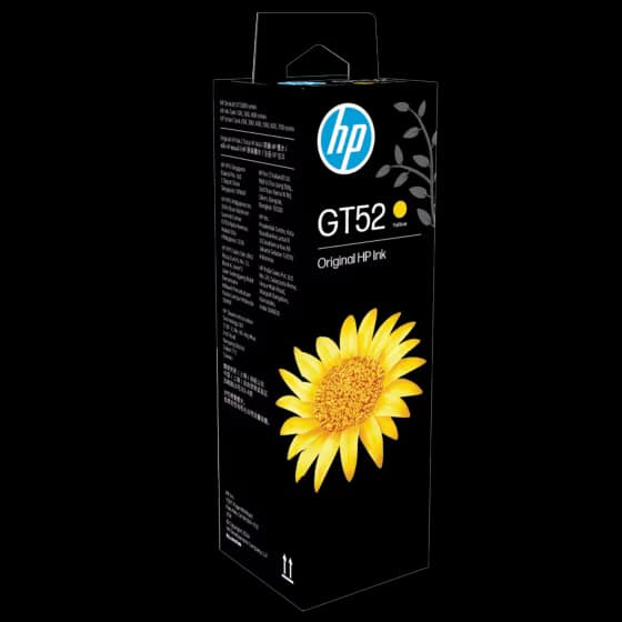 HP GT52 70 ml Yellow Original Ink Bottle (M0H56AA) view 3