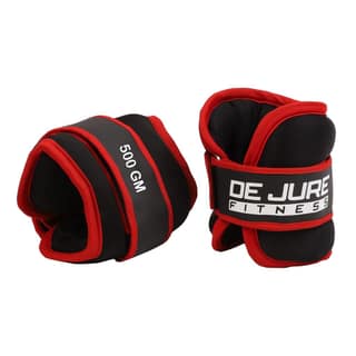 DE JURE FITNESS Ankle & Wrist Weight Set, Adjustable Strap