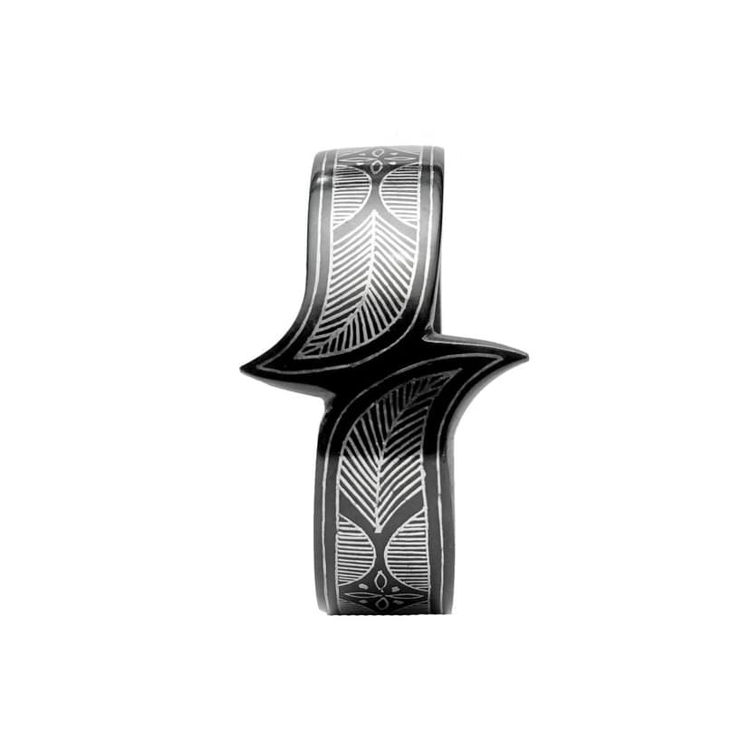 Bidri Work Katshape Bangle (1TMTWRSKA00471)