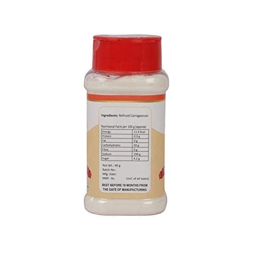 foodfrillz Veg Gelatin Powder, 90 g | for jelly Making Food Grade and Face Mask, Gelatin for Cooking/Baking for Jellies, Candies, Marshmallows, Cakes, Ice Cream, Desserts and Confections view 2
