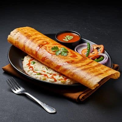 Schezwan Cream Dosa