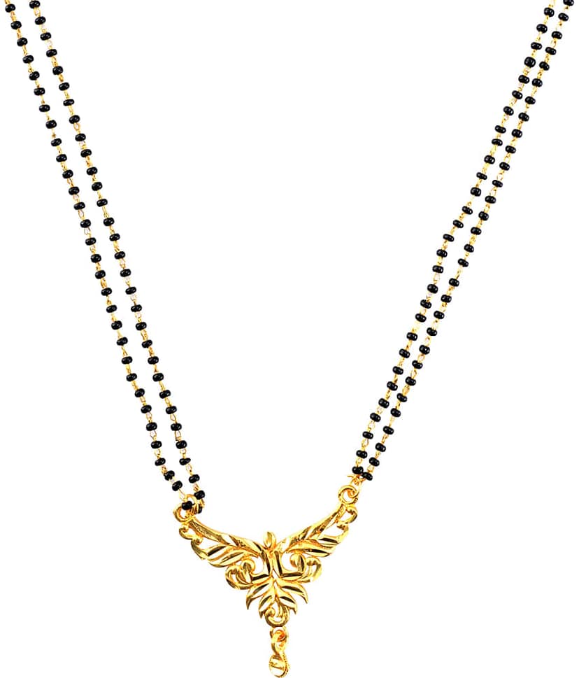 JIPPA - Golden Mangalsutra ( Pack of 1 ) view 2