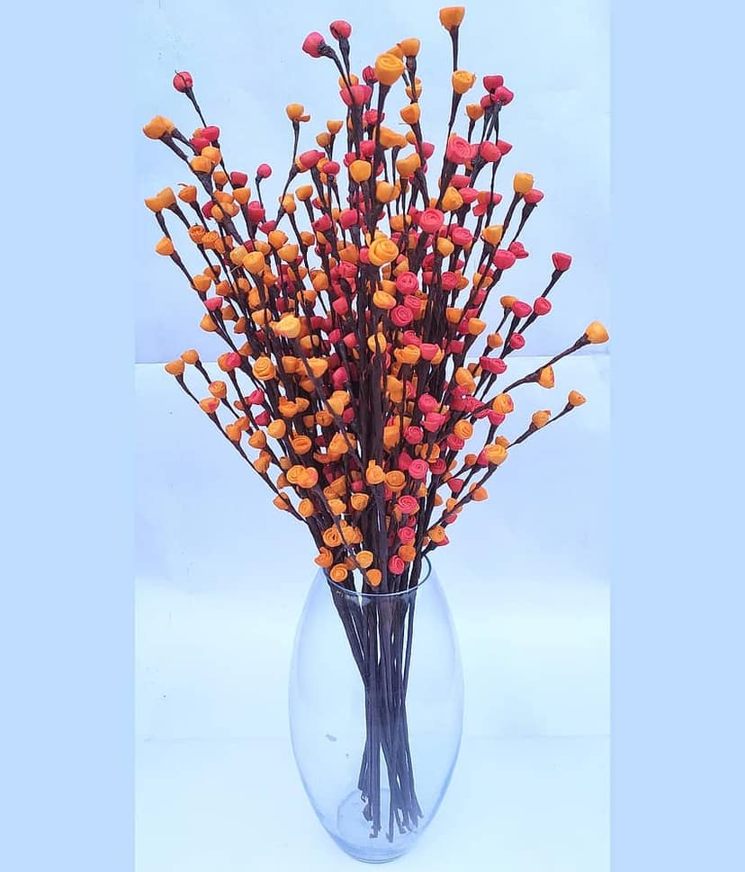 Fab n Style - Multicolor Rose Artificial Flowers Bunch ( Pack of 1 )