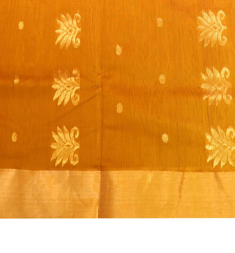 Handloom Chanderi Silk Cotton Saree view 4