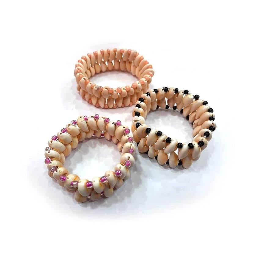 DARMIKA Sea shell Bracelet || Cowdie Bracelet ||stylish || Elegant || Beautiful || Gorgeous || Easy to use || Pack of 2 Beautiful - Elegant - Handmade - Trendy - Stylish (2 Layer) view 2