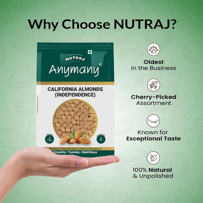 Nutraj Anymany California Almonds 1 Kg view 4