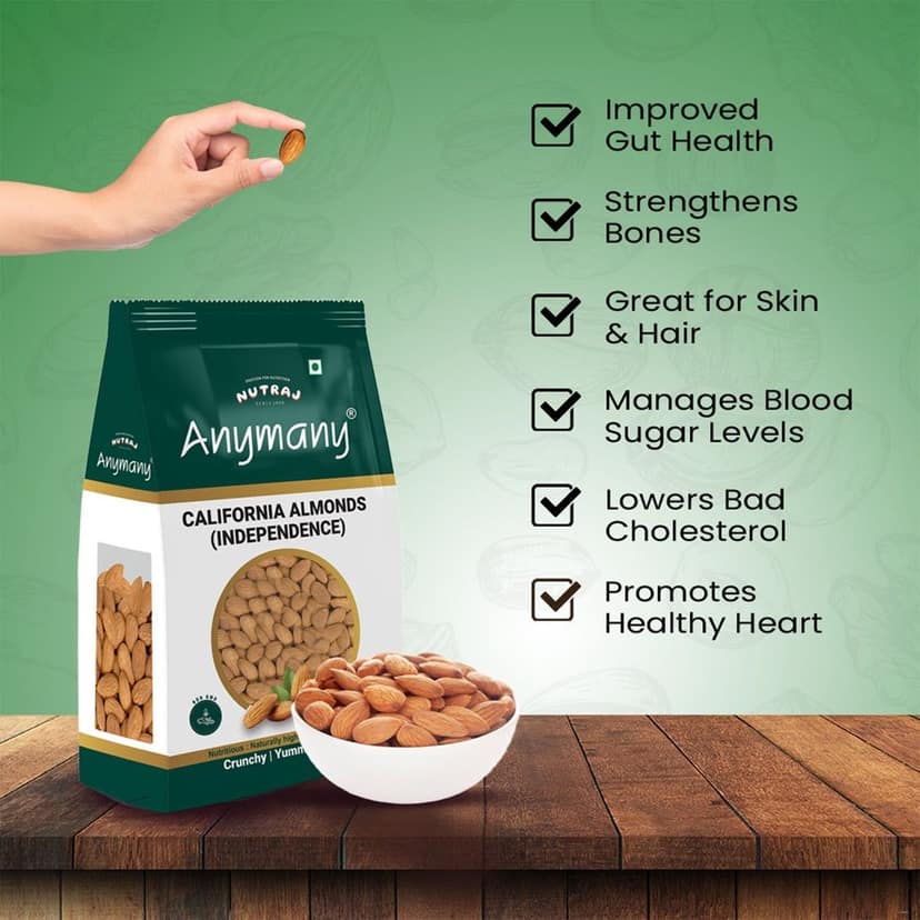 Nutraj Anymany California Almonds 1 Kg view 6
