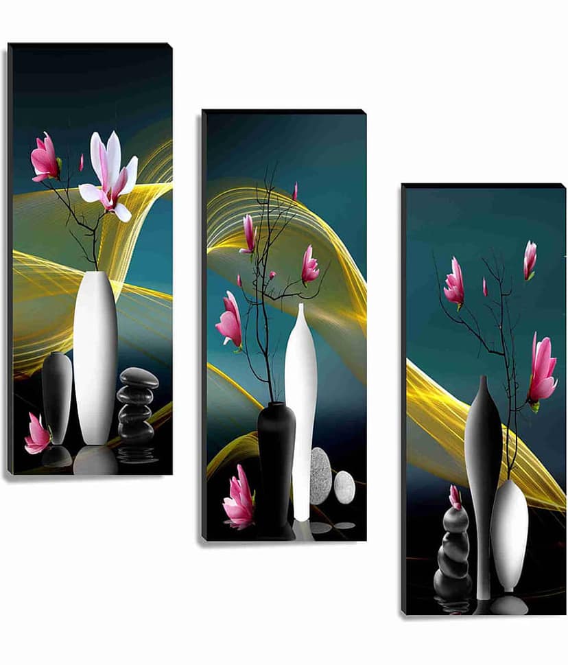 Saf - Floral Painting Without Frame
