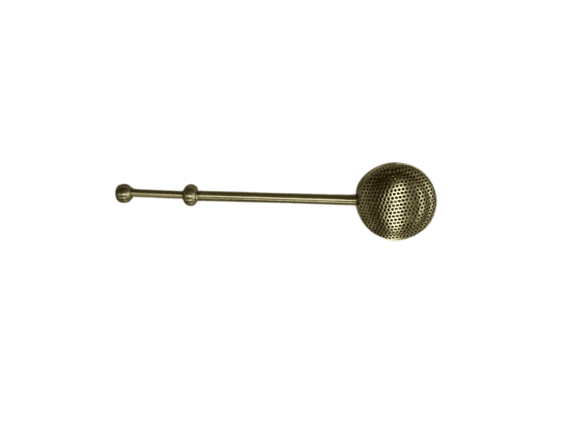 Old Harbor Tea Ball Infuser | Telescopic Tea Leaf Infuser with Handle | Tea Infuser | Made of Brass | Ideal for Loose Leaves | Green Tea Leaves Infuser | Reusable Tea Filter