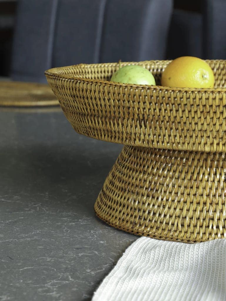 Rattan Fruit Bowl (M) view 2