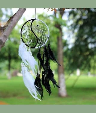 new lucky Feather Multicolour Dream Catcher - Pack of 1