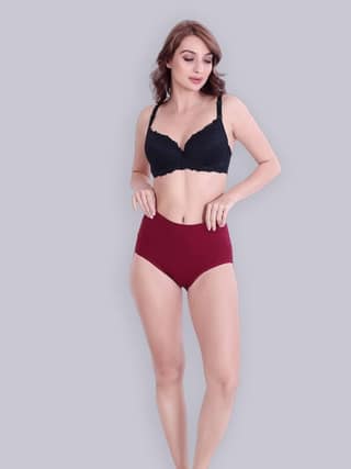Net Elegance Padded Full Coverage Bra