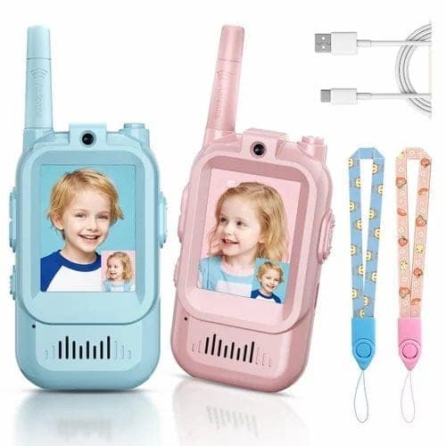Video Walkie Talkies for Kids | Camera, Voice Changer & Screen Display view 3