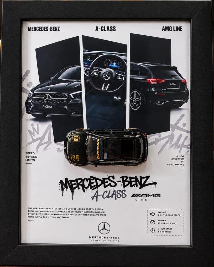 Mercedes Benz A- Class ! Die Cast Car Frame