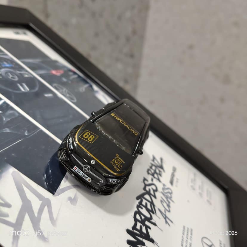 Mercedes Benz A- Class ! Die Cast Car Frame view 2