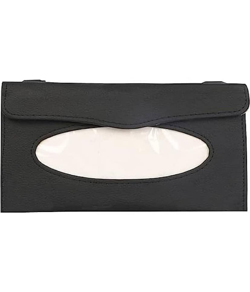 SIAGO Car Tissue Dispenser Leather Black