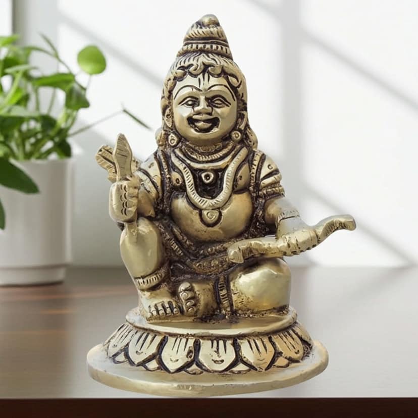 Brass Showpiece Ramlala God Idol Statue (BSMAS1682 B)