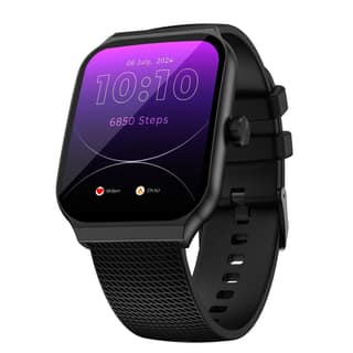 CELLECOR E3 Rise 2.01" HD Curved Display Smart Watch, Bluetooth Calling, 100+ Watch Faces, 100+ Sports Modes, Health Suite, Voice Assistance (Black)