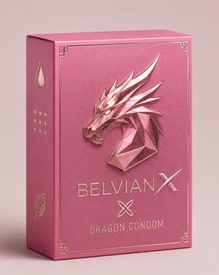 BelvianX Dragon Condam For Men 6-inch for regular use | Ultra Soft | Long Lasted