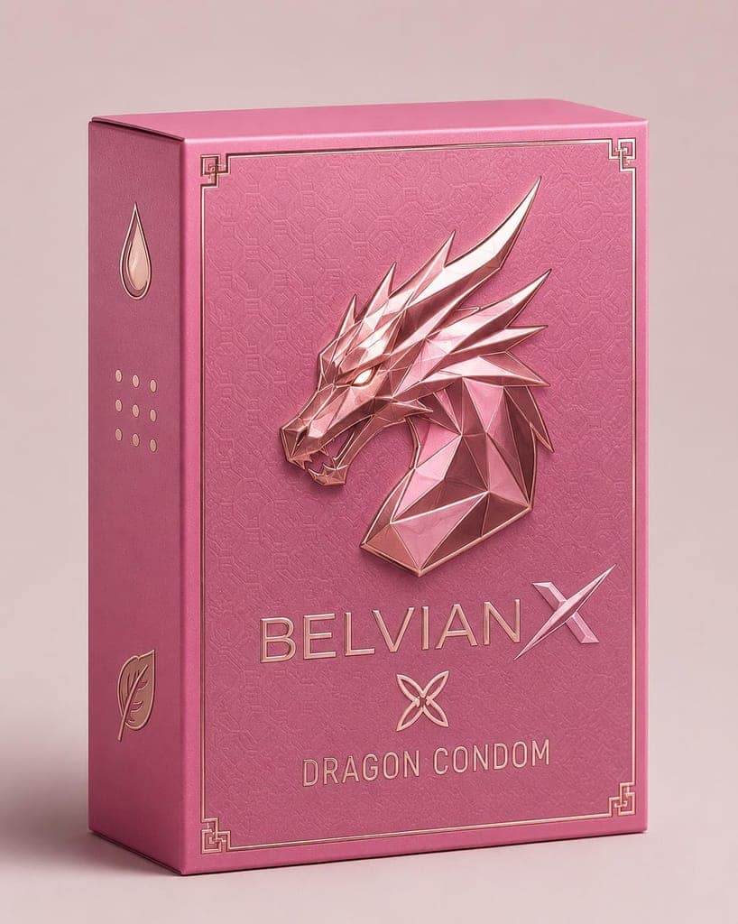 BelvianX Dragon Condam For Men 6-inch for regular use | Ultra Soft | Long Lasted