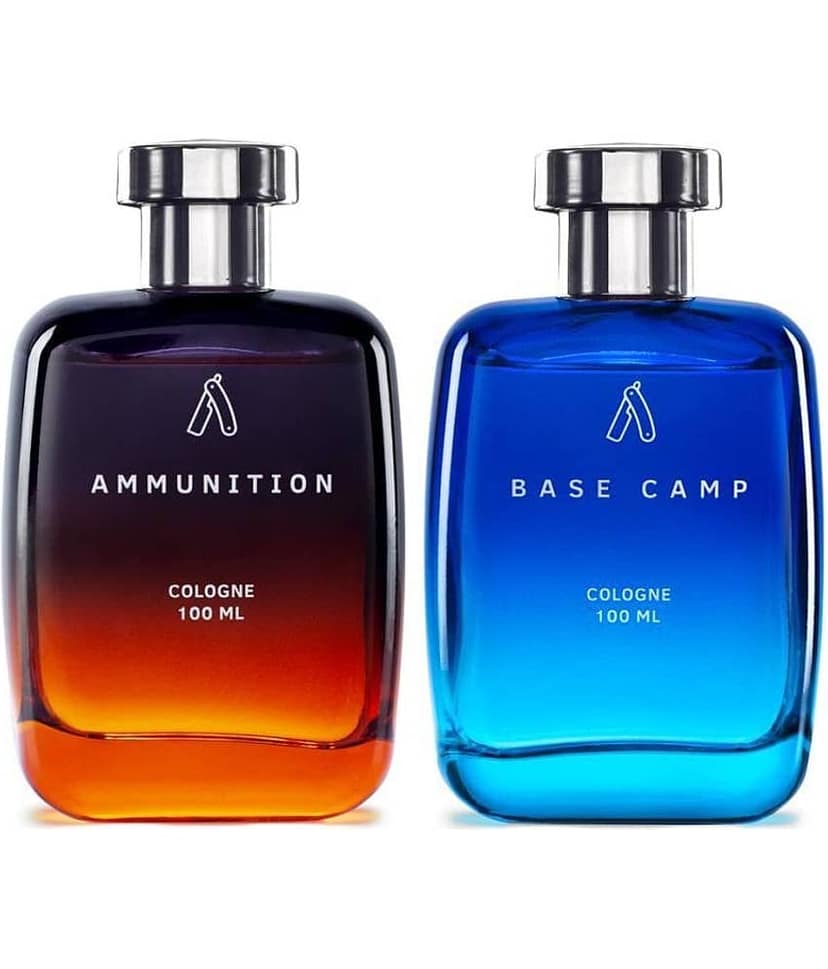 Ustraa Cologne - Ammunition -100 ml & Base Camp -100 ml - Perfume for Men