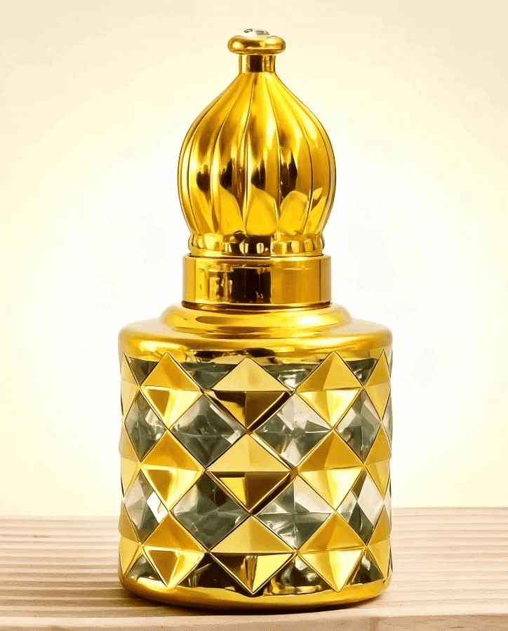 Mii Art 10ml DIY Perfume Bottle - Empty Golden Glass Container for Oils & Rose Water (Pack of 1) view 4