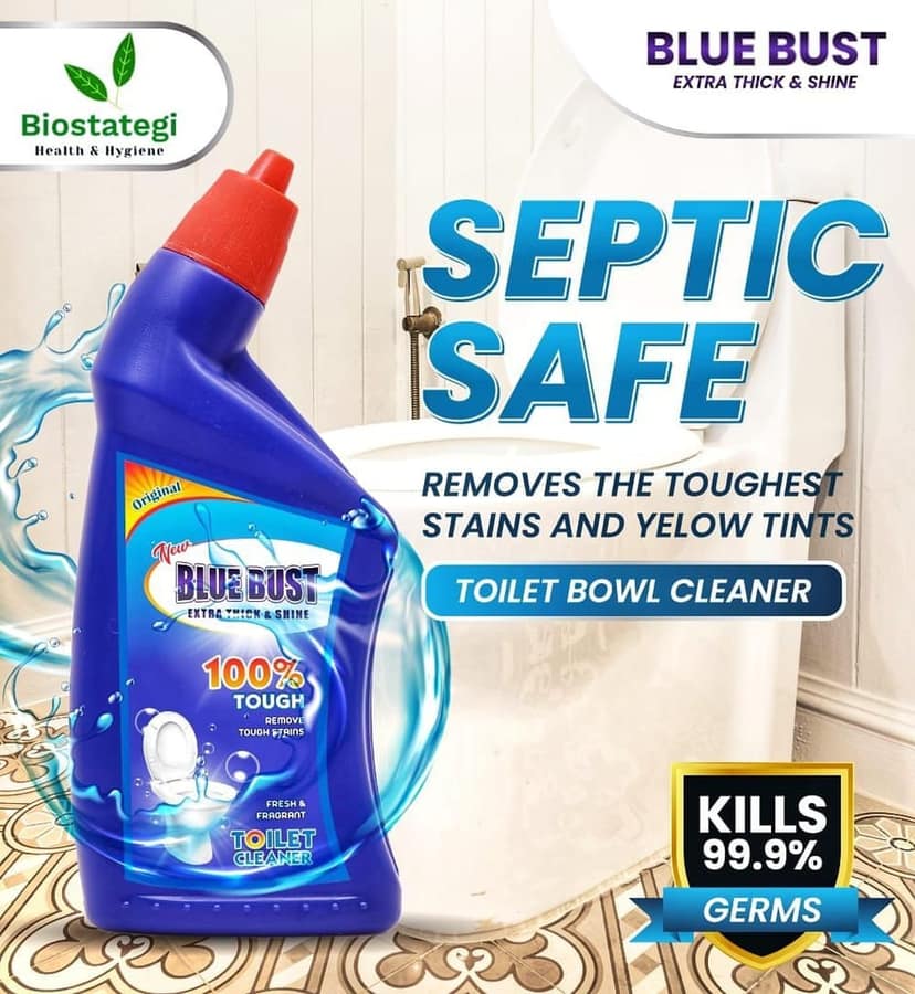 Bluebust Toilet cleaner Liquid 1000ml Pack of 2 view 4