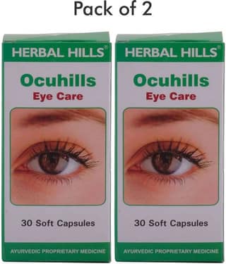Herbal Hills Ocuhills 30 Capsule - Pack of 2 Capsule 1 mg