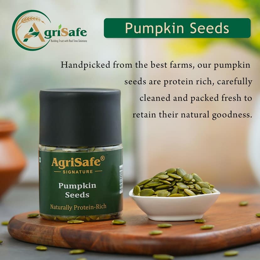 Agrisafe Pumpkin Seeds 150g (Jar Pack) view 5
