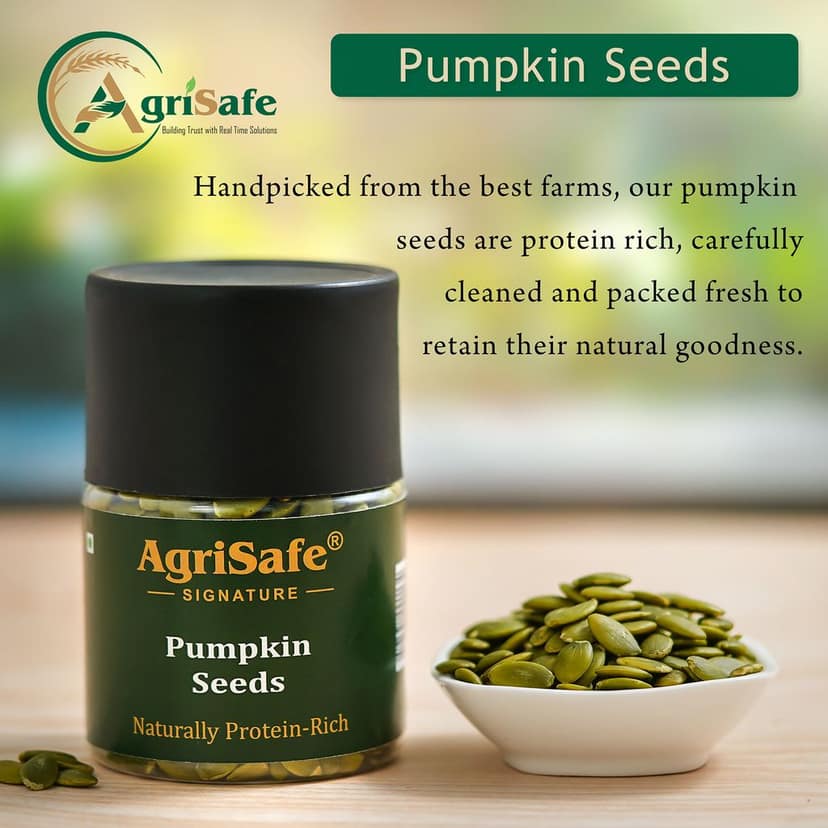 Agrisafe Pumpkin Seeds 150g (Jar Pack) view 6