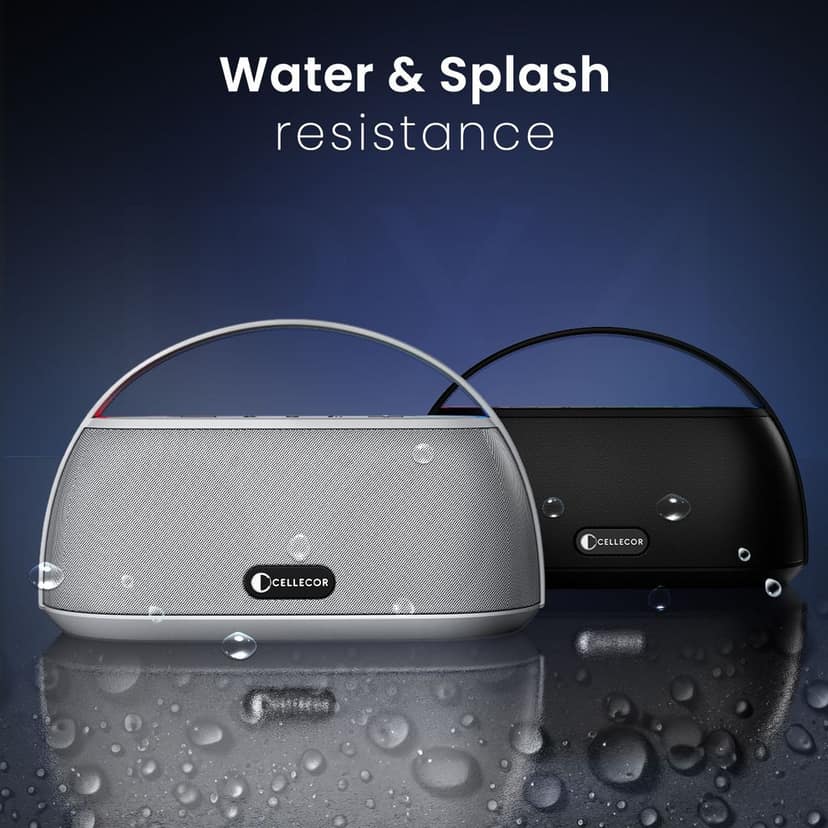 Cellecor CLB-60 | 10 Hr Playtime | BT-v5.3 | 2600mAH | Water Resistant 10 W Bluetooth Speaker-grey view 8