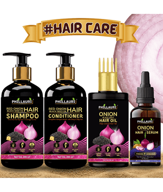 Phillauri Blackseed Hair Oil +Shampoo+Conditioner+Hair Serum