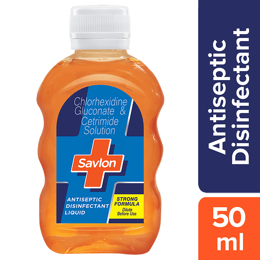 Savlon Antiseptic - Disinfectant Liquid, 50 Ml Bottle