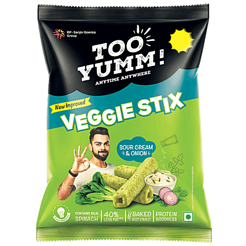 Too Yumm! Veggie Stix - Sour Cream & Onion, 25 g