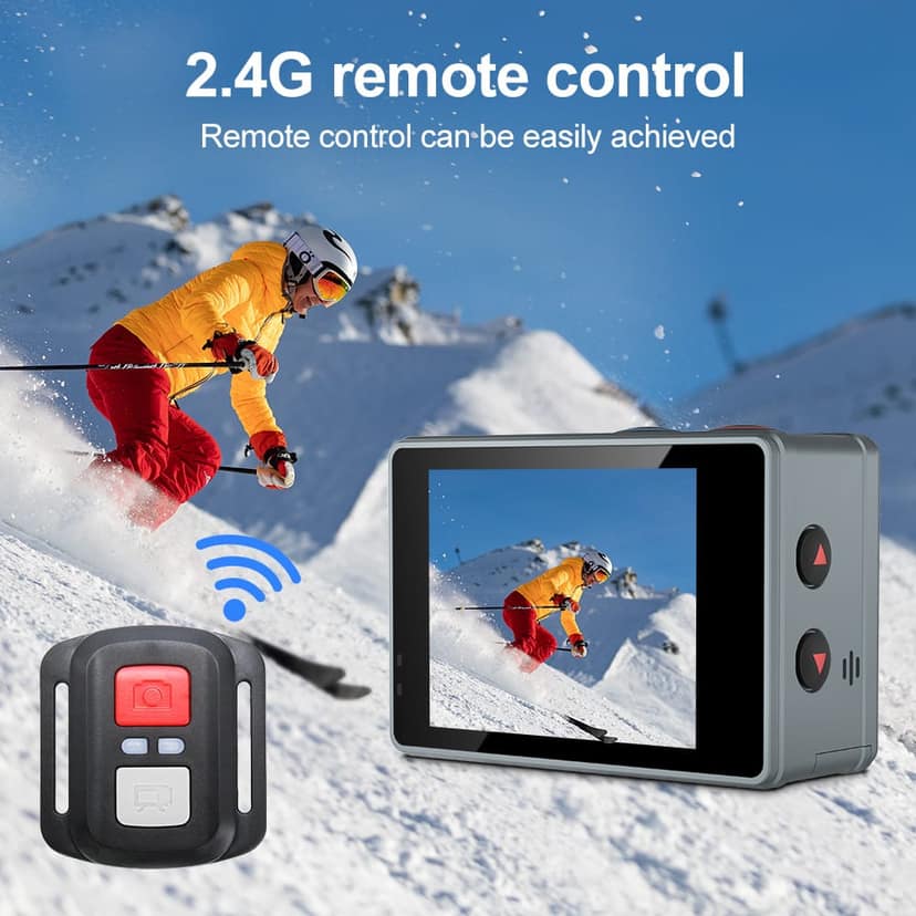 AUSHA 5K Ultra HD Action Camera | 50MP Photos | Dual Screen | EIS Stabilization | 30M Waterproof view 10