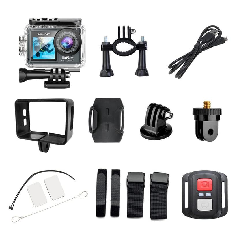 AUSHA 5K Ultra HD Action Camera | 50MP Photos | Dual Screen | EIS Stabilization | 30M Waterproof view 6