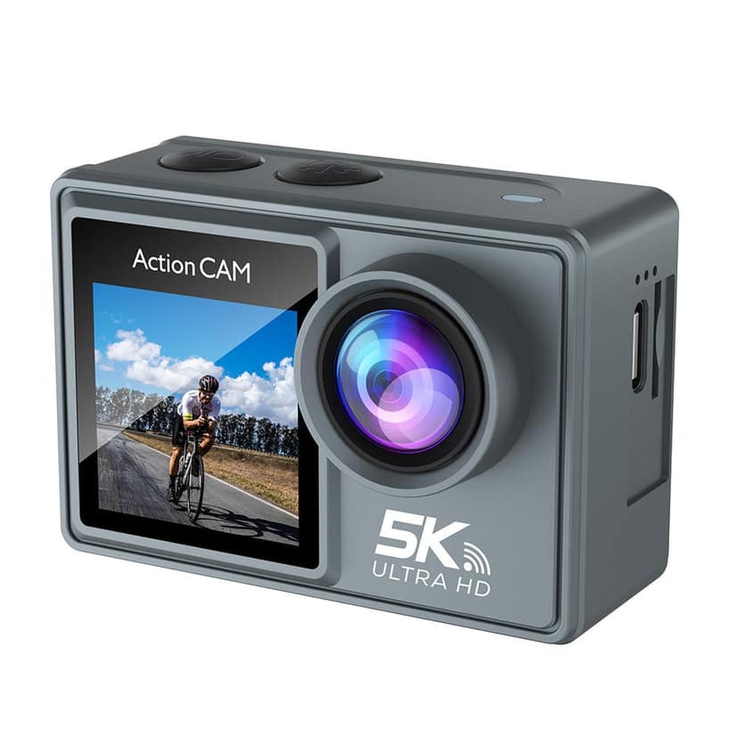 AUSHA 5K Ultra HD Action Camera | 50MP Photos | Dual Screen | EIS Stabilization | 30M Waterproof view 7