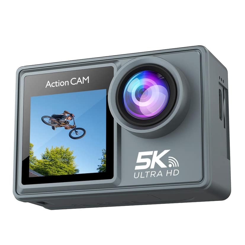 AUSHA 5K Ultra HD Action Camera | 50MP Photos | Dual Screen | EIS Stabilization | 30M Waterproof view 8