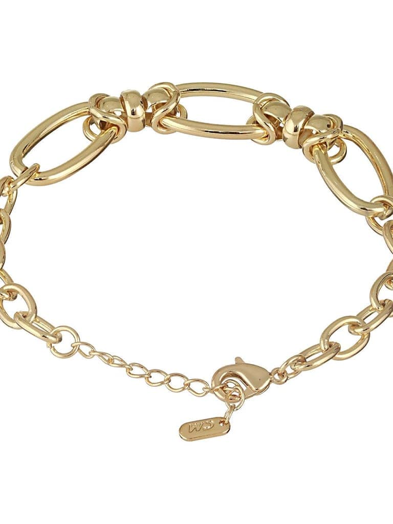 Anti-Tarnish 18k Gold Plated Knotted Link Wraparound Bracelet view 7